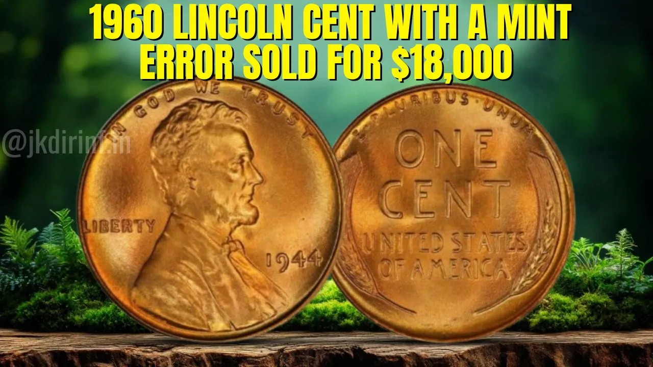 1960 Lincoln Cent with a Mint Error